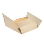 Chemise à élastiques Maxi capacity carte lustrée 425g Nature Future A4 Ivoire CARTOREL