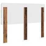 vidaXL Tête de lit Bois Ancien 120 cm Bois d'ingénierie
