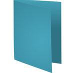 Paquet 100 chem Foldyne180 bord décalé bleu EXACOMPTA