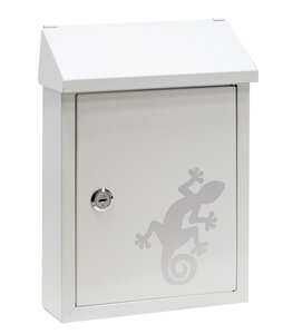 Boîte aux Lettres en Acier Sérigraphié  Smart Graphic E5721-SAL  Fente  Blanc