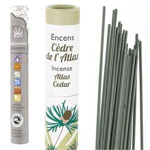 Encens Cèdre de l'Atlas 30 bâtonnets + encens ayurvédique 14 bâtonnets