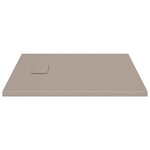 vidaXL Receveur de douche SMC Marron 90x80 cm