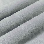 vidaXL Jeté Gris 220 x 240 cm Toison