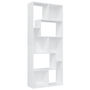 vidaXL Bibliothèque Blanc 67x24x161 cm Bois d'ingénierie