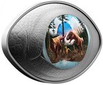 Pièce de monnaie en Argent 20 Dollars g 31.66 Millésime 2025 DINOSAUR EYE