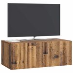 vidaXL Meuble TV mural Bois ancien 78 5 x 41 x 30 cm Bois d'ingénierie