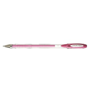Roller encre gel Signo UM120AC pointe moyenne 0,7mm rose pastel x 12 UNI-BALL