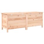 vidaXL Boîte de rangement de jardin 150x50x56 5 cm bois massif sapin