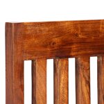vidaXL Chaises à manger lot de 4 bois massif moderne