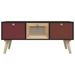 vidaXL Table basse avec tiroirs 80x40x35 5 cm bois d'ingénierie