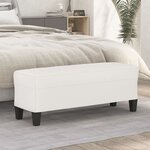 vidaXL Banc Beige 100x35x41 cm Tissu microfibre