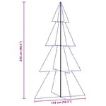 vidaXL Arbre de Noël cône 360 LED d'intérieur/d'extérieur 143x250 cm