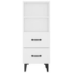 vidaXL Buffet Blanc 34 5x34x90 cm Bois d'ingénierie