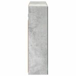 vidaXL Armoire Miroir de Salle de Bain Gris béton 60 x 14 5 x 50 cm