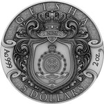 Pièce de monnaie en Argent 5 Dollars g 62.2 (2 oz) Millésime 2025 GEISHA