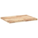 vidaXL Dessus de table rectangulaire 100x60x4 cm bois massif d'acacia