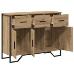 vidaXL Buffet chêne artisanal 97 x 32.5 x 74.5 cm Bois d'ingénierie