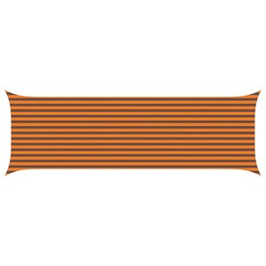vidaXL Voile d'ombre Orange et marron 6 x 2 m 100   polyester Oxford