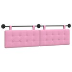 vidaXL Tête de lit suspendue tissu