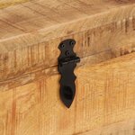 vidaXL Boîte de rangement 39x28x31 cm Bois massif d'acacia