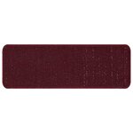 vidaXL Marches d'escalier 15 Pièces Bordeaux 60 x 25 cm Polypropylène