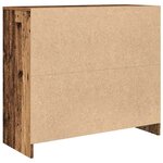 vidaXL Buffet vieux bois 85x34x76 cm bois d'ingénierie