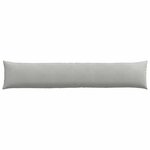 vidaXL Coussins de canapé 2 Pièces Gris clair 200 x 40 cm tissu