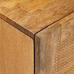 vidaXL Armoire de salle de bain avec étagère Marron 38 x 33 x 58 cm