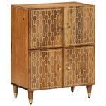 vidaXL Armoire latérale 60x33x75 cm bois massif de manguier