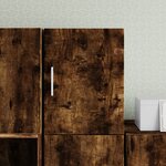 vidaXL Armoire murale chêne fumé 30x42 5x40 cm bois d'ingénierie