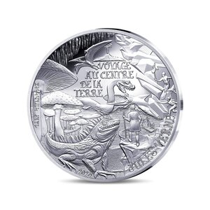 L'Art de la Plume – Voyage au centre de la terre Monnaie de 10€ Argent