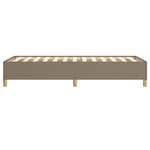 vidaXL Cadre de lit sans matelas taupe 90x200 cm tissu