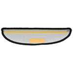 vidaXL Tapis d'escalier 30 pièces 56 x 17 x 3 cm Noir Demi-rond