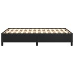 vidaXL Cadre de lit sans matelas noir 120x200 cm similicuir