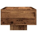 vidaXL Table basse vieux bois 100x49 5x31 cm bois d'ingénierie