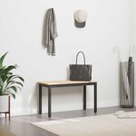 vidaXL banc Naturel 80 x 35 x 45 cm Bois de pin massif