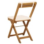 vidaXL Chaises de bistrot d'extérieur 8 Pièces Crème blanc