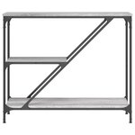 vidaXL Table console sonoma gris 88 5x30x75 cm bois d'ingénierie