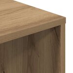 vidaXL Bureau chêne artisanal 102 5x35x75 cm bois d'ingénierie
