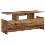 vidaXL Meuble TV Bois ancien 102 x 35 x 45 cm Bois d'ingénierie