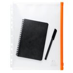 Sachet De 5 Pochettes Zip Perforées Polypropylène Exactive - A4 - Cristal Translucide - X 2 - Exacompta