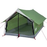 vidaXL Tente de camping 2 personnes vert imperméable