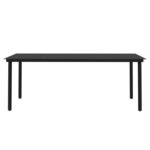 vidaXL Ensemble à manger de jardin avec coussins 9 Pièces noir
