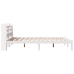 vidaXL Cadre de lit sans matelas blanc 160x200 cm bois de pin massif