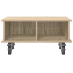 vidaXL Meuble TV Chêne Sonoma 68 5 x 35 x 35 cm Bois d'ingénierie