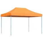 vidaXL Tente de fête 279 x 410 x 315 cm Orange Tissu Oxford
