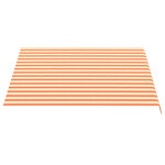 vidaXL Tissu de remplacement pour auvent Jaune et orange 3x2 5 m