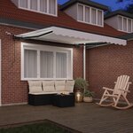 vidaXL Tissu de auvent Blanc 300 x 250 cm Polyester