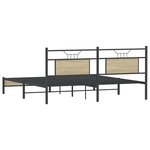 vidaXL Cadre de lit sans matelas chêne sonoma 160x200 cm