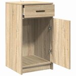 vidaXL Buffet Chêne sonoma 40 x 40.5 x 75 cm Bois d'ingénierie